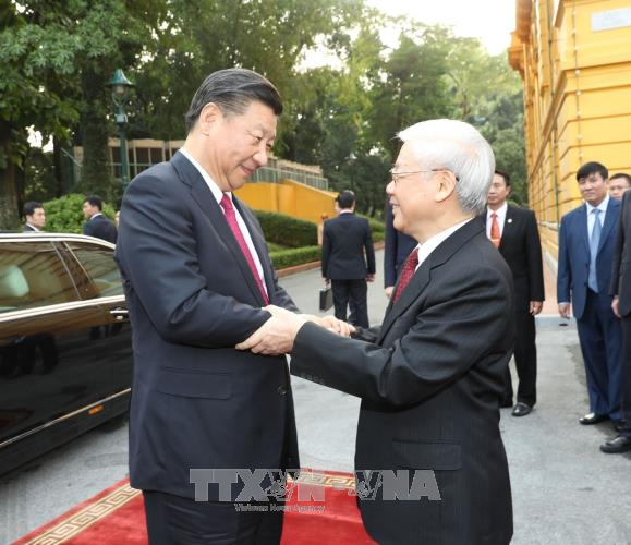 21-gun salute welcoming ceremony for Chinese top leader - ảnh 2