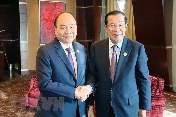 Vietnamese, Cambodia pleased with strong growth of bilateral ties  - ảnh 1