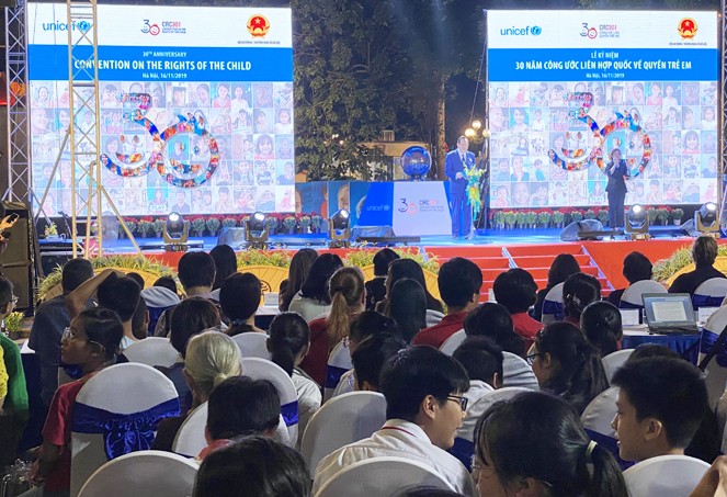 Vietnam marks 30th anniversary of UN child right convention  - ảnh 1