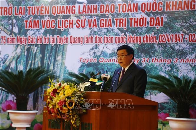 Workshop highlights President Ho Chi Minh’s return to Tuyen Quang to lead national resistance - ảnh 1