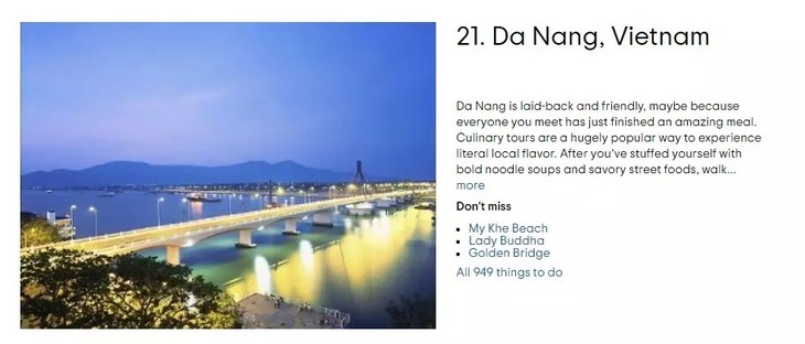 TripAdvisor ranks Hanoi, Da Nang among most popular destinations in Asia 2022 - ảnh 2