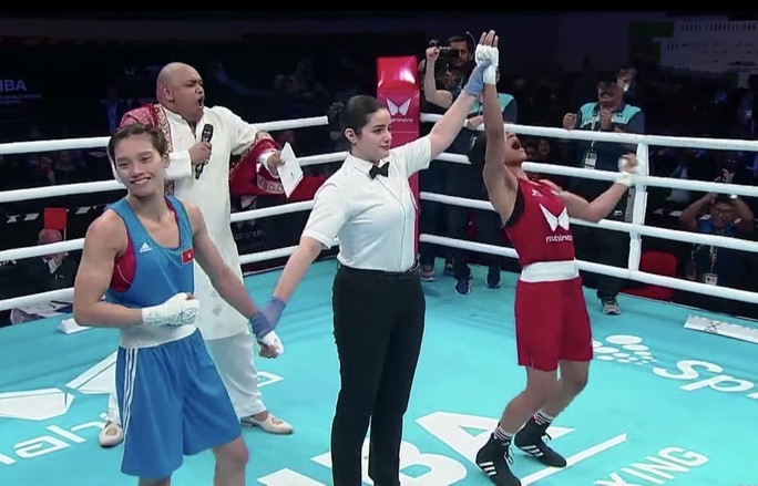 Nguyen Thi Tam wins Vietnam's first silver medal at World Boxing Championship  - ảnh 1