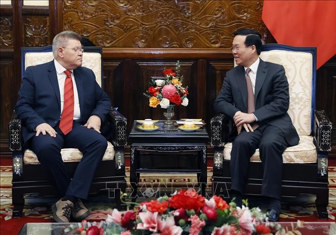 President receives General Secretary of World Federation of Trade Unions - ảnh 1