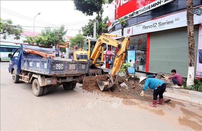 Son La city stays alerted to flooding  - ảnh 1