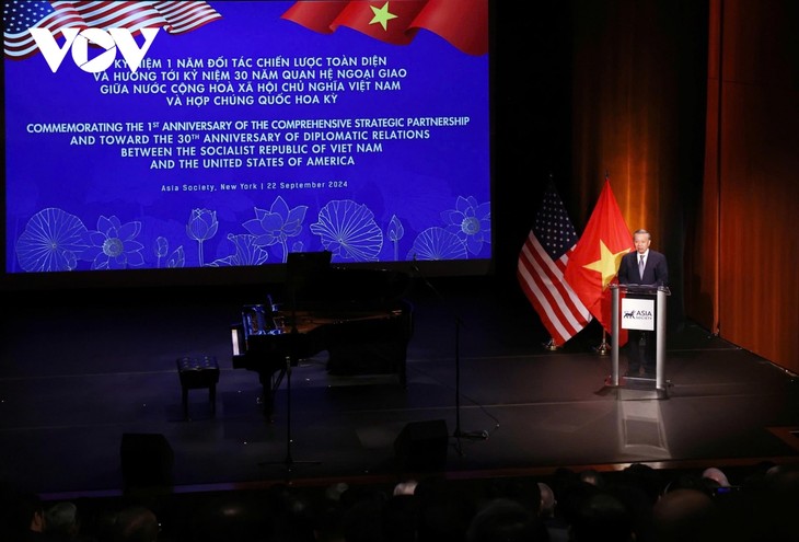 Vietnam-US relations witness unprecedented progress, says top leader - ảnh 1