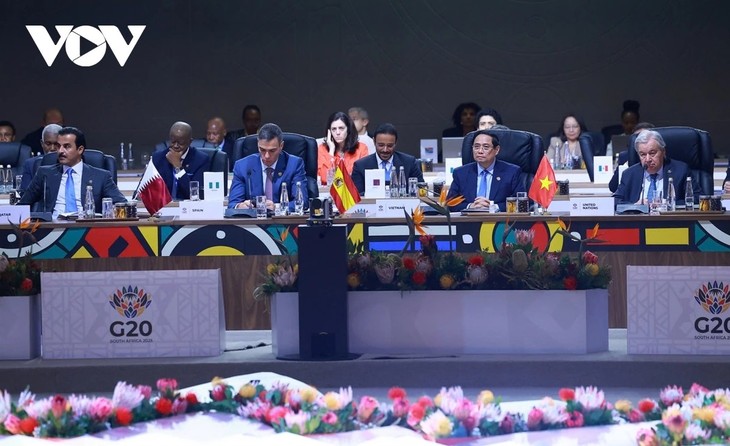 ‘G20 회의 참석’ 팜 민 찐 총리, 성장 촉진 위한 ‘3대 전략적 보장’ 원칙 제안 - ảnh 1