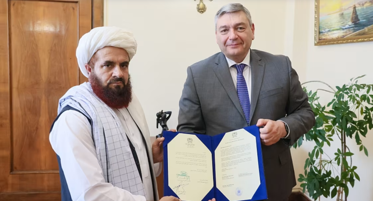 Россия первой в мире признала власть Талибана в Афганистане - ảnh 1