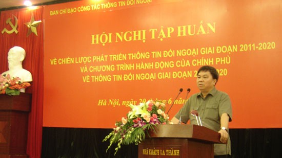 Training workshop on external information development strategy - ảnh 1