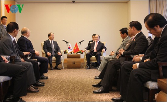 National Assembly Chairman receives Republic of Korean leaders - ảnh 2