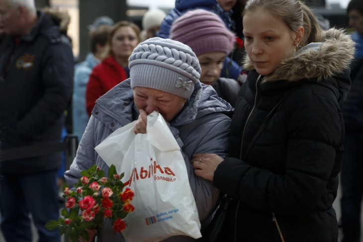 Russia holds state funeral to honor victims of plane crash in Egypt - ảnh 1