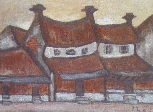 Vietnamese paintings displayed in London - ảnh 1