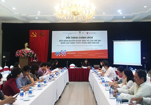 Policy dialogue raises awareness of discrimination against children - ảnh 1