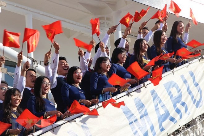 Southeast Asia-Japan youth ship leaves HCMC for Japan  - ảnh 1