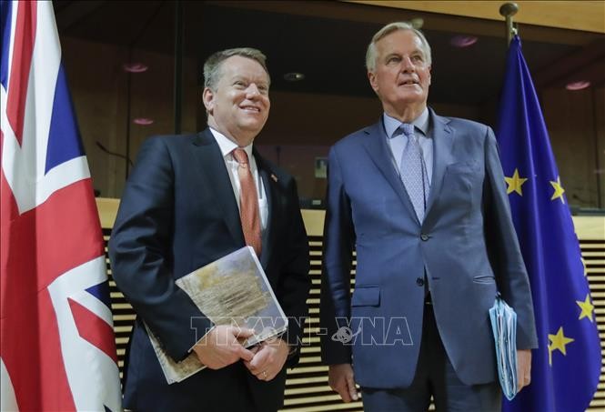 EU, UK continue post-Brexit trade deal talks - ảnh 1