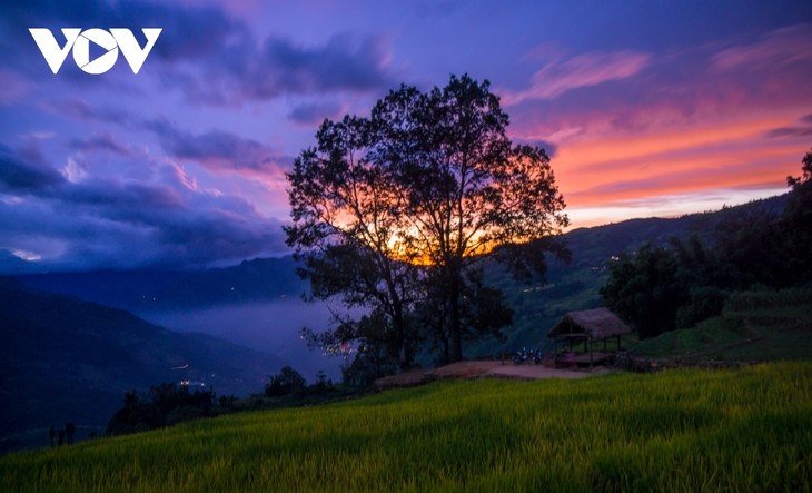 Sunset in northern mountainous areas - ảnh 9