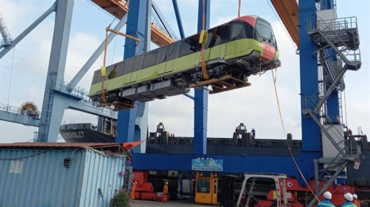 Third train of Hanoi metro line arrives in Vietnam - ảnh 2