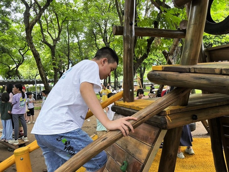 Sân chơi hòa nhập Thánh Gióng - ảnh 3