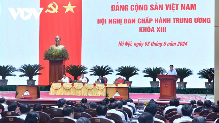 Hình ảnh phiên bế mạc Hội nghị Ban Chấp hành Trung ương khóa XIII - ảnh 2