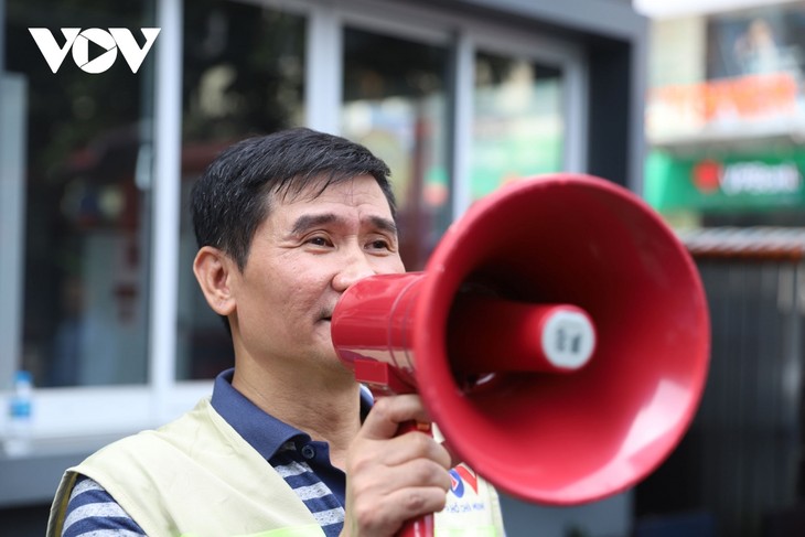 Thực tập phương án chữa cháy, cứu hộ cứu nạn tại tòa nhà VOV ở TP. Hồ Chí Minh - ảnh 6