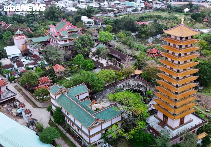 Chiêm ngưỡng ngôi chùa có kiến trúc độc đáo, đẹp bậc nhất Bình Định - ảnh 2