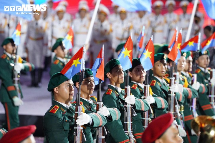 Sơ duyệt diễu binh lịch sử: Quân đội Trung Quốc, Lào, Campuchia lần đầu sát cánh cùng Việt Nam - ảnh 12