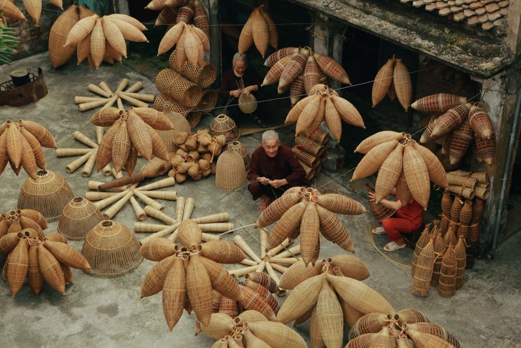 Làng nghề đan đó Thủ Sỹ - nơi lưu giữ hồn tre Việt  - ảnh 1