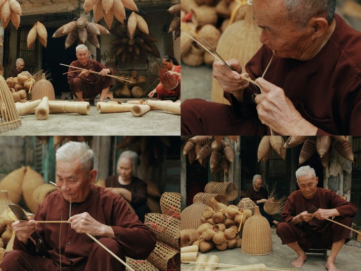 Làng nghề đan đó Thủ Sỹ - nơi lưu giữ hồn tre Việt  - ảnh 2