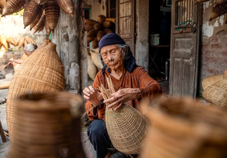 Làng nghề đan đó Thủ Sỹ - nơi lưu giữ hồn tre Việt  - ảnh 5