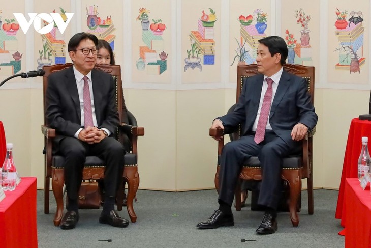 Toàn cảnh chuyến công tác dự Tuần lễ cấp cao APEC của Chủ tịch nước Lương Cường - ảnh 13