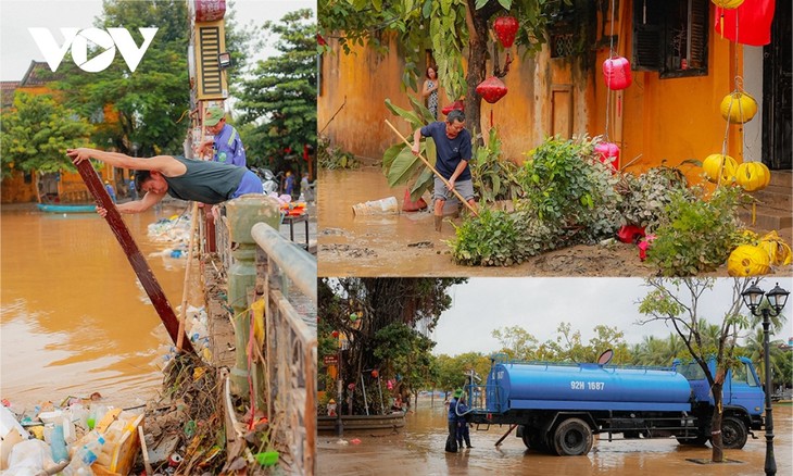 Hình ảnh Hội An tập trung khắc phục hậu quả lũ lụt - ảnh 11