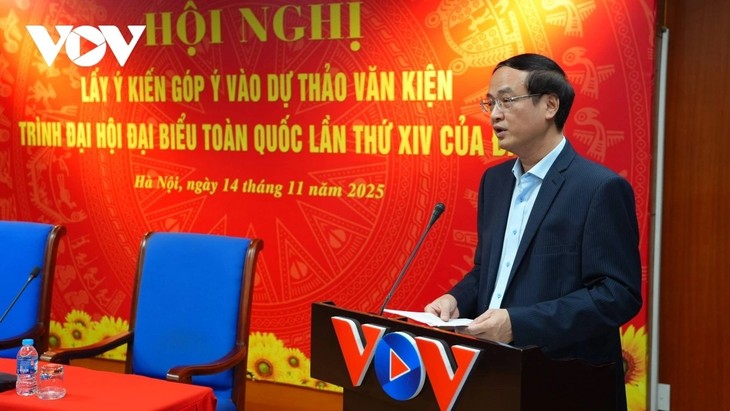 VOV tổ chức hội nghị lấy ý kiến góp ý dự thảo Văn kiện Đại hội XIV của Đảng - ảnh 2