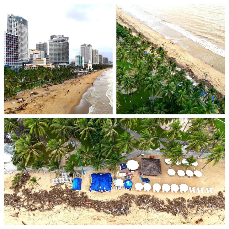 Du khách nước ngoài cùng người dân dọn rác trên biển Nha Trang sau lũ lịch sử - ảnh 5