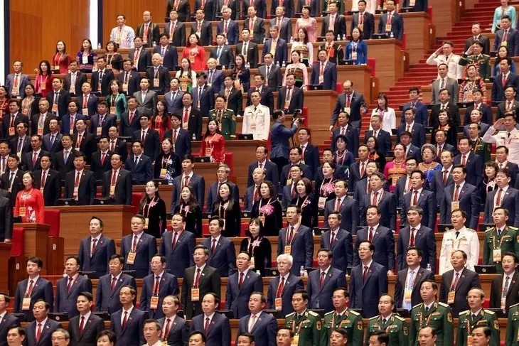 Toàn cảnh Lễ khai mạc Đại hội đại biểu toàn quốc lần thứ XIV của Đảng - ảnh 4