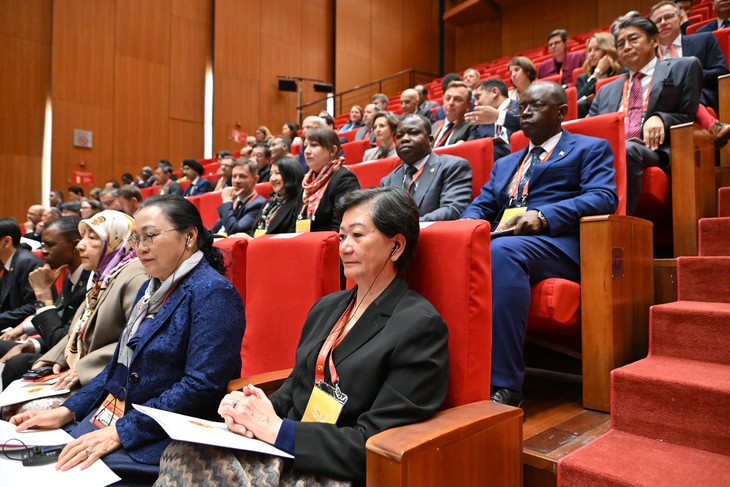 Toàn cảnh lễ Bế mạc Đại hội lần thứ XIV của Đảng Cộng sản Việt Nam - ảnh 12