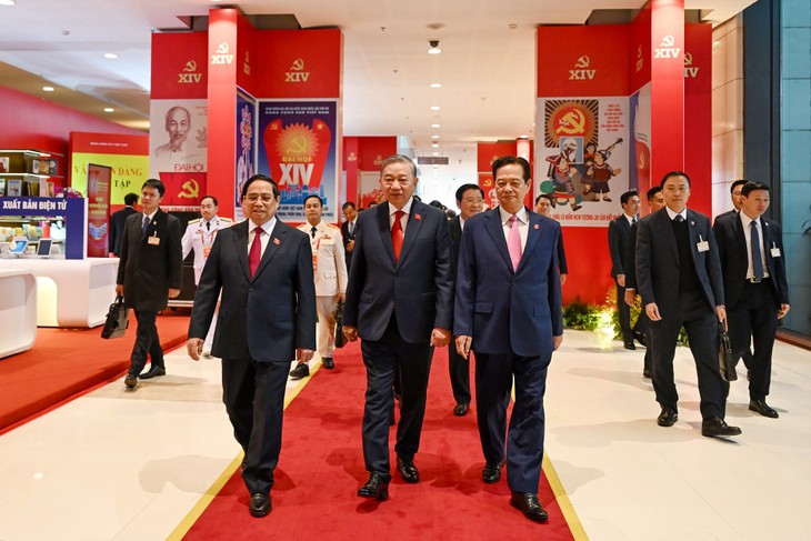 Toàn cảnh lễ Bế mạc Đại hội lần thứ XIV của Đảng Cộng sản Việt Nam - ảnh 1