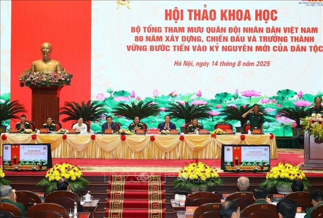 Bộ Tổng Tham mưu Quân đội nhân dân Việt Nam vững bước tiến vào kỷ nguyên mới của dân tộc - ảnh 1