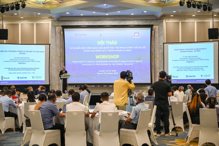 Hội thảo quốc tế thúc đẩy giải pháp đồng xử lý rác thải nhựa trong ngành xi măng - ảnh 1