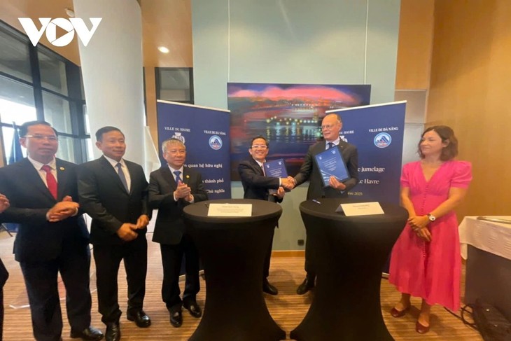 Đà Nẵng và Thành phố Le Havre (Pháp) ký kết Bản ghi nhớ thiết lập quan hệ hợp tác, hữu nghị giữa 2 thành phố - ảnh 1