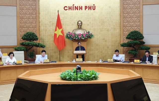 Thủ tướng chủ trì phiên họp Chính phủ về vận hành chính quyền địa phương 2 cấp - ảnh 1