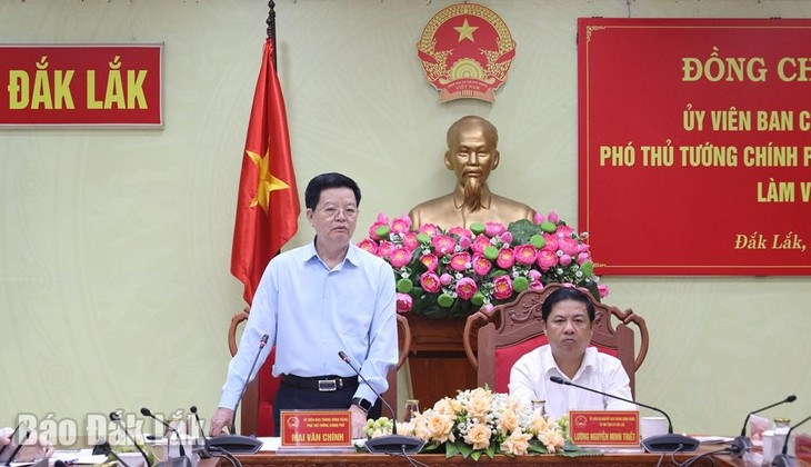 Phó Thủ tướng Mai Văn Chính làm việc với tỉnh Đắk Lắk - ảnh 1