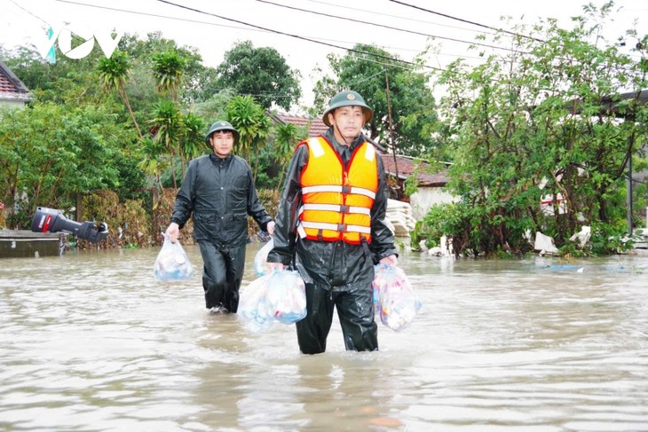 Lời kêu gọi của Mặt trận Tổ quốc Việt Nam về ủng hộ đồng bào bị bão lụt - ảnh 1