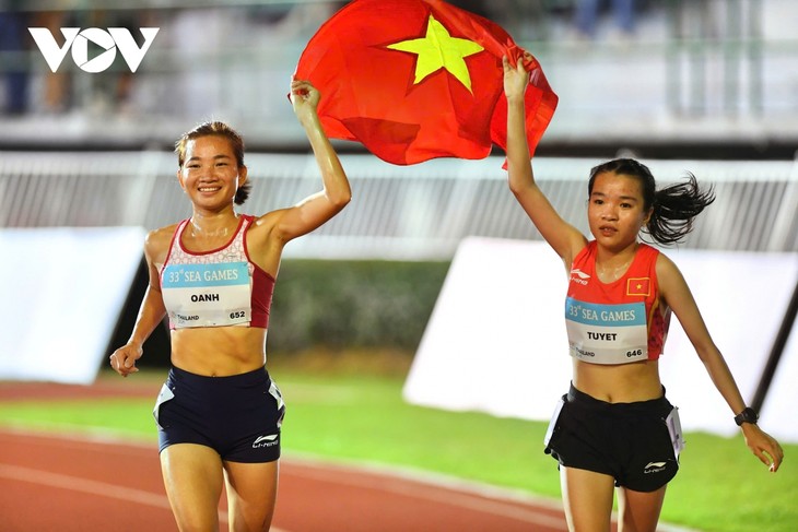 Điền kinh Việt Nam phá kỷ lục, ghi dấu ấn tại SEA Games 33 - ảnh 1