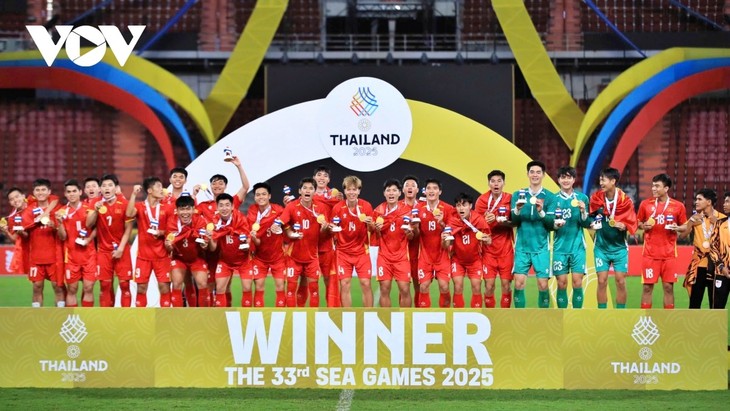 Viktor Lê – Cầu thủ Việt kiều đầu tiên góp phần giành Huy chương vàng bóng đá tại SEA Games - ảnh 4