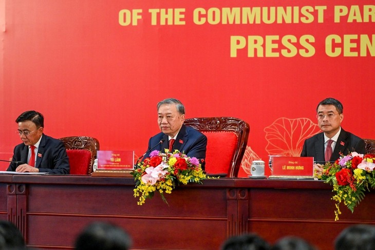 Tổng Bí thư Tô Lâm chủ trì họp báo quốc tế công bố kết quả Đại hội XIV của Đảng - ảnh 3