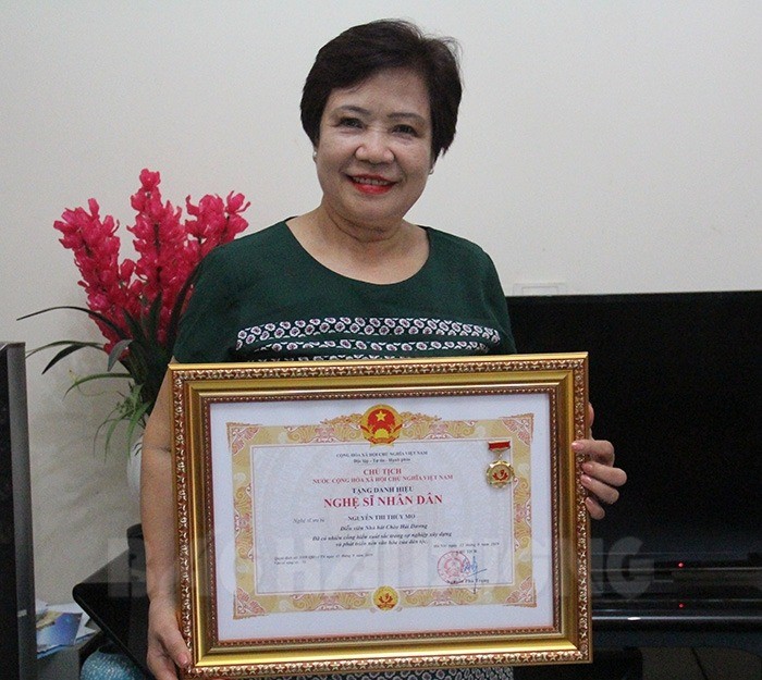 NSND Thúy Mơ người phụ nữ tài sắc chiếng chèo xứ Đông - ảnh 1