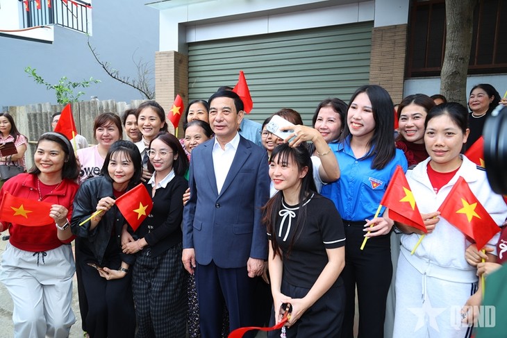 Đại tướng Phan Văn Giang kiểm tra công tác chuẩn bị bầu cử tại tỉnh Thái Nguyên - ảnh 1