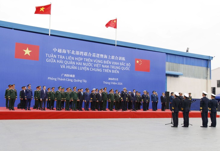 Lực lượng hải quân Việt Nam và Trung Quốc khởi hành tuần tra liên hợp hải quân - ảnh 4