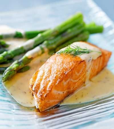 Salmon with almond sauce - ảnh 2