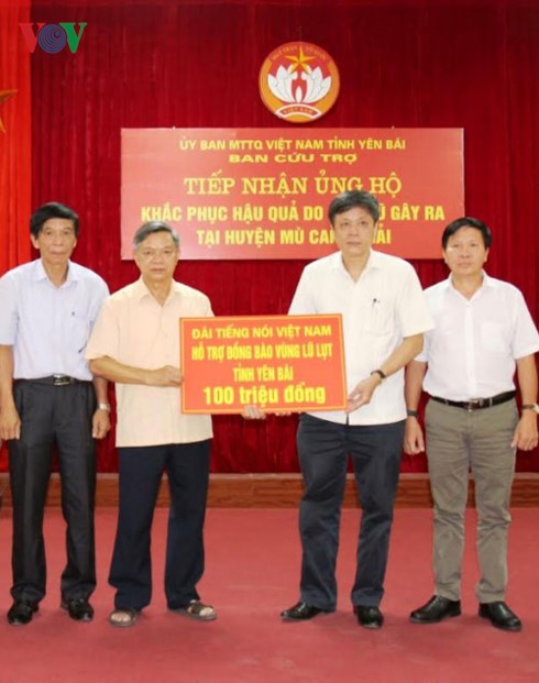 VOV supports flood-hit northwestern provinces  - ảnh 1