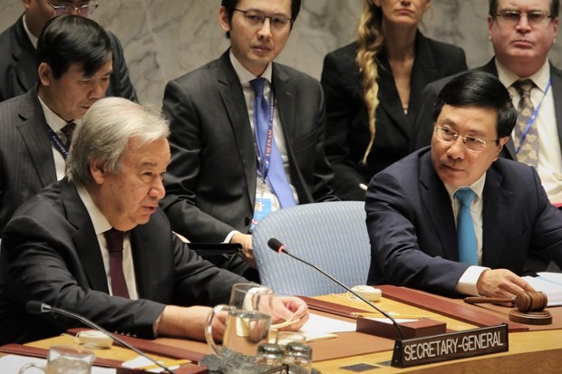 Vietnamese Deputy PM chairs open debate on observance of UN Charter - ảnh 1